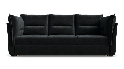 Диван-кровать, набор Д3, ткань Сенсей Black Onyx