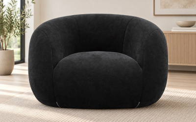 Кресло, ткань Сенсей (Scratch resistance) Black Onyx