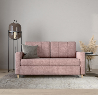 Кресло-кровать, ширина 140 см, ткань Palermo Ash Rose