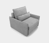 Кресло-кровать, ширина 80 см, ткань Crown Grey