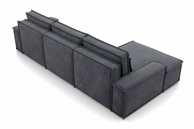 Угловой диван-кровать, набор 450, ткань Монро Graphite