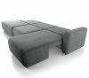 Диван-кровать, набор 155, оттоманка справа, ткань Tibet Steel Grey