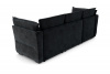 Диван-кровать, набор 3, ткань Сенсей Black Onyx